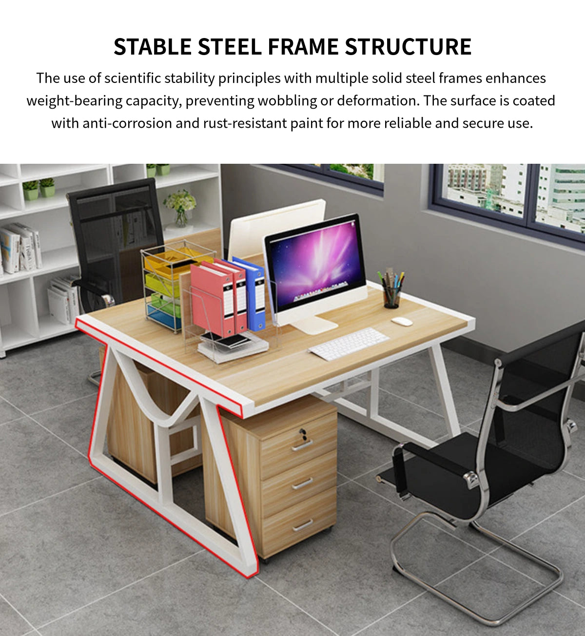 Display Storage Cabinet 30 in Tall with Lockable, Modular & Portable for Home Office — Detail image 7