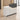 Salon Reception Desk 31-71 in Wide with Keyboard Tray, LED Lighting & Side Storage