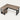 L-Shaped Office Desk 47-71 in Wide with Cable Management for Home Office