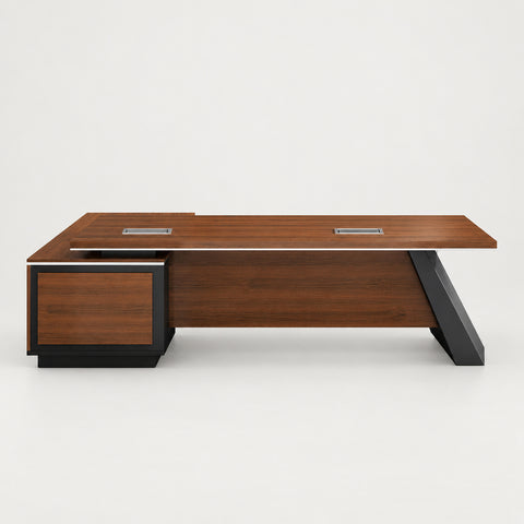 Modern Executive Desk 63-110 in Wide for Home Office