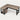 L-Shaped Office Desk 47-71 in Wide with Cable Management for Home Offi