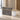Modern Reception Desk 71-94 in Wide with LED Lighting, Lockable & Loft for Office Lobby