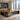 Modern Executive Desk with Cable Management & Side Storage for Home Office