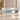 Curved Reception Desk 39-118 in Wide with Marble Top for Salon