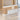 Modern Reception Desk 39-94 in Wide with Lockable, File Drawers & Modular for Office Lobby