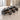 L-Shaped Office Desk with Built-In Outlets, Cable Management & Glass Top for Home Office
