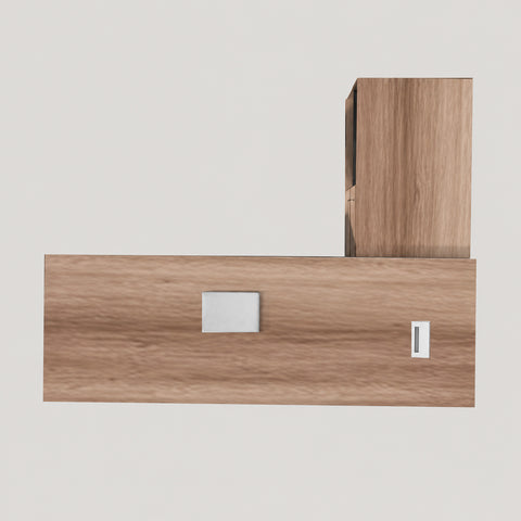 Modern Executive Desk with Cable Management for Home Office