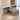 Office Workstation Desk with Built-In Outlets, Cable Management & Side Storage