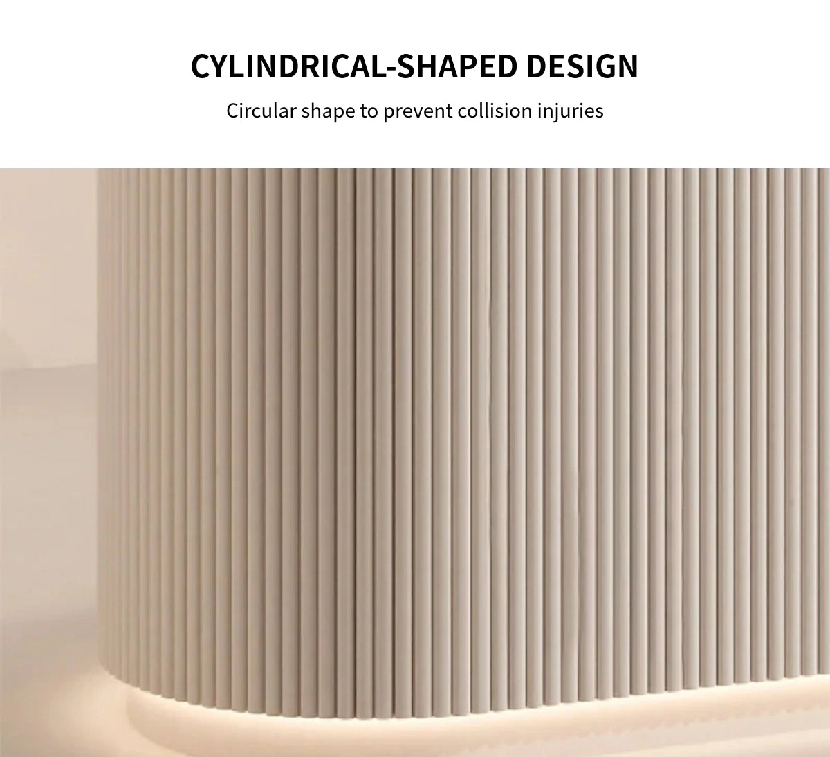L-Shaped Reception Desk with LED Lighting, Lumbar Support & Transaction Counter for Retail — Detail image 2