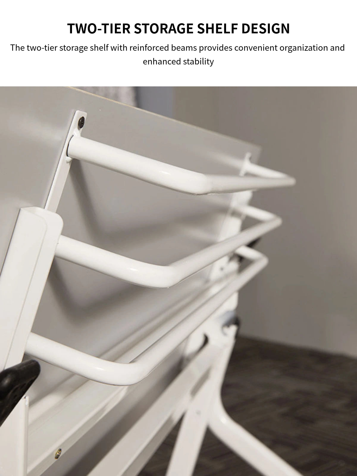 Modern Conference Table 47-71 in Wide (3.9-5.9 ft) with Portable for Meeting Room — Detail image 4