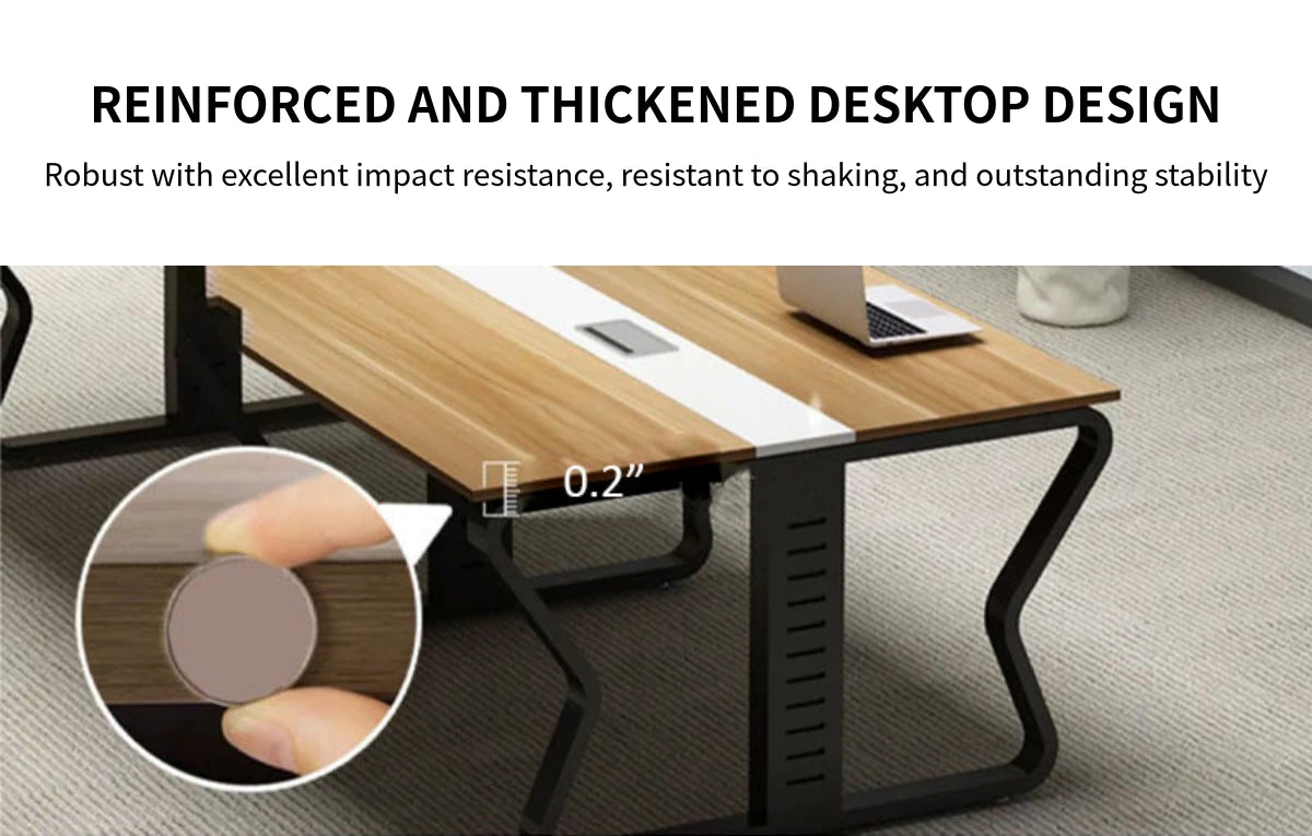 Modern Conference Table 47-236 in Wide (3.9-19.7 ft) with Cable Management — Detail image 4