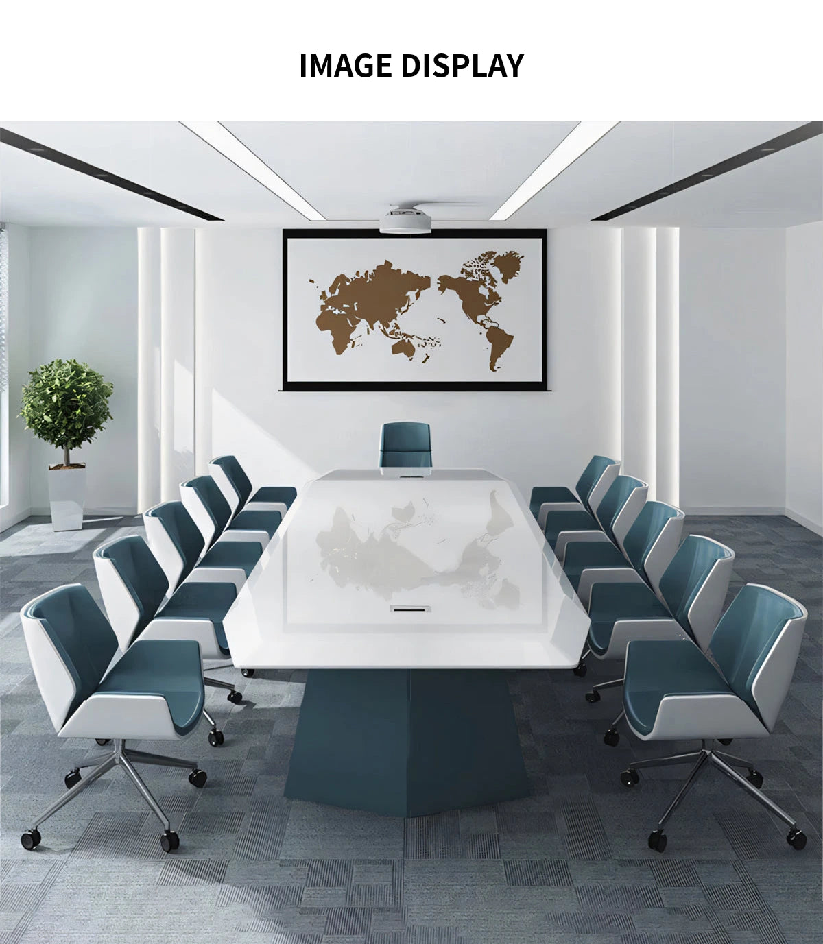Customizable Luxury Durable Large Meeting Table — Detail image 5