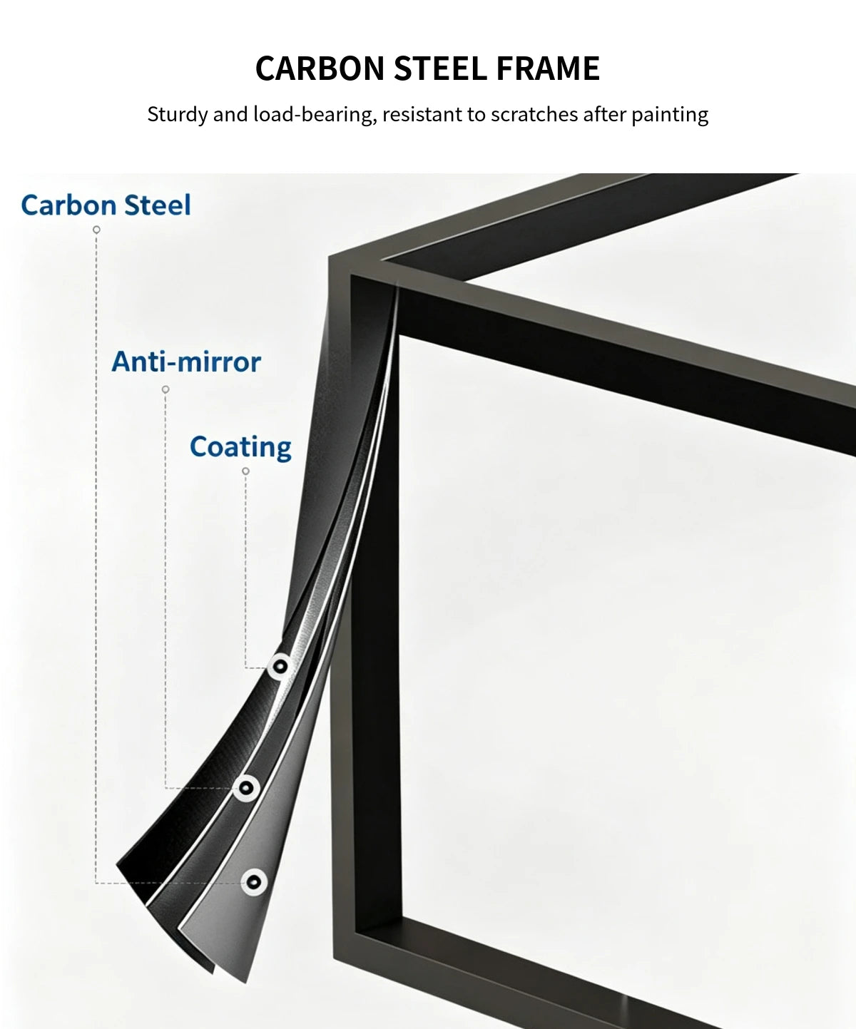 Modern Conference Table 79-236 in Wide (6.6-19.7 ft) with Cable Management — Detail image 2