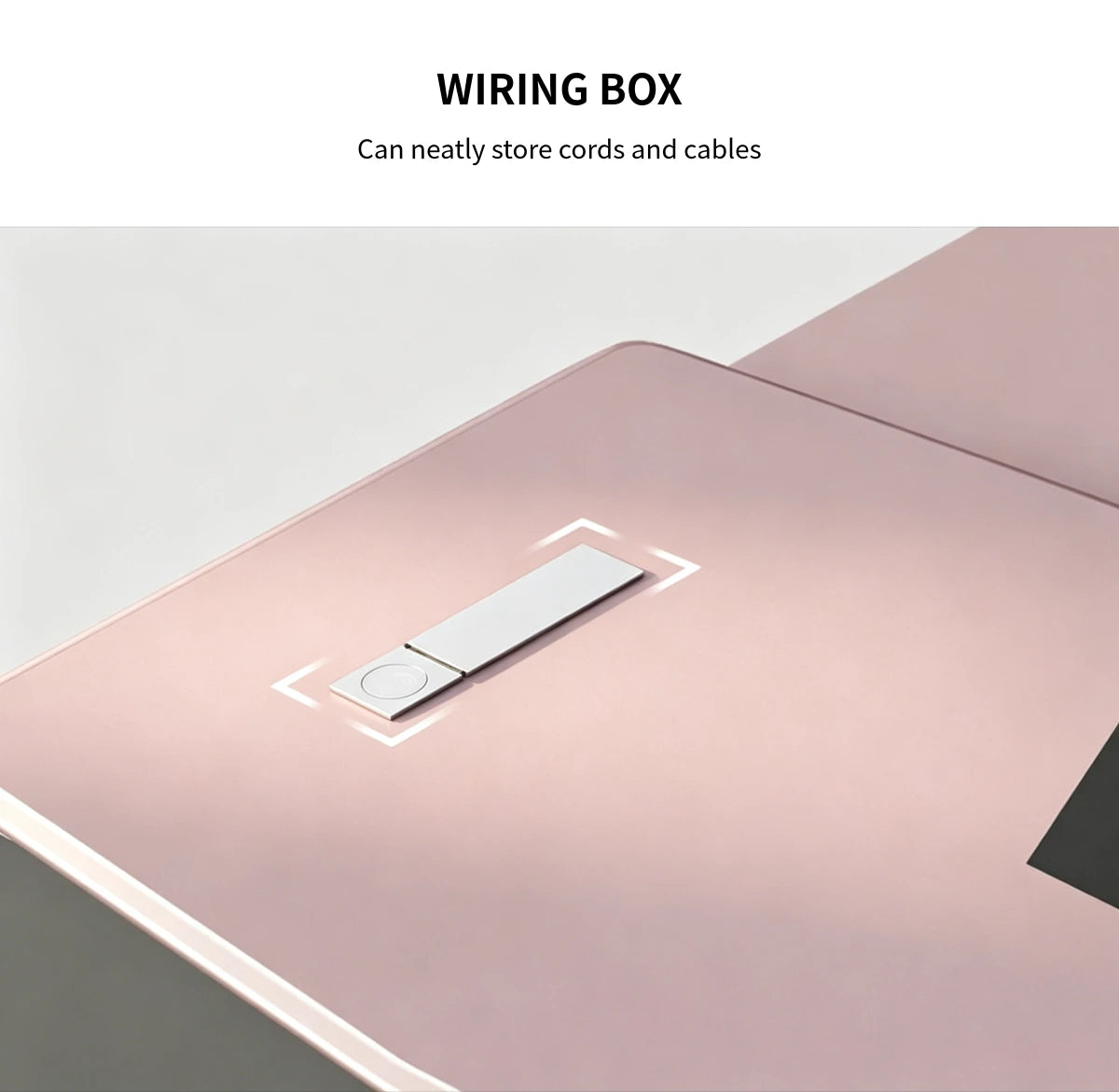Modern Executive Desk with Side Storage, Lockable & File Drawers for Home Office — Detail image 4