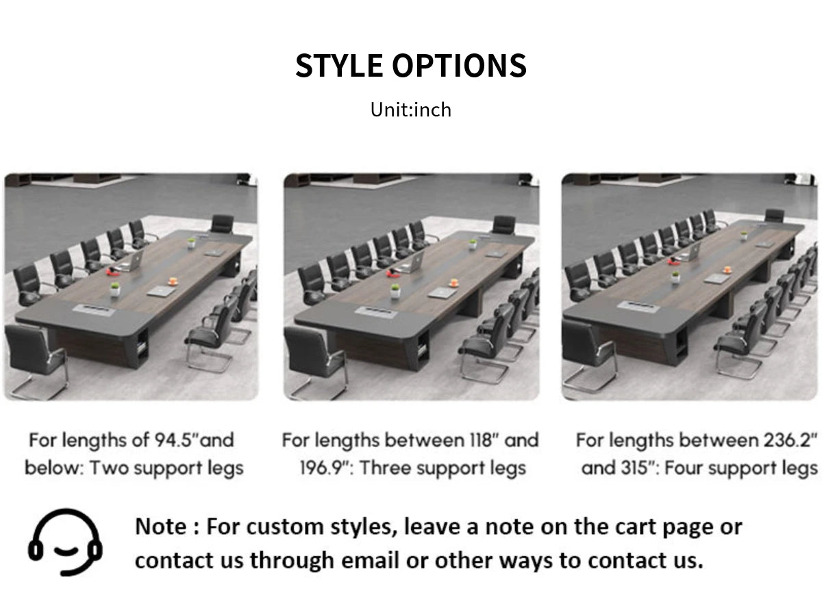 Rectangular Conference Table with Cable Management, Side Storage & Breathable Mesh — Detail image 10
