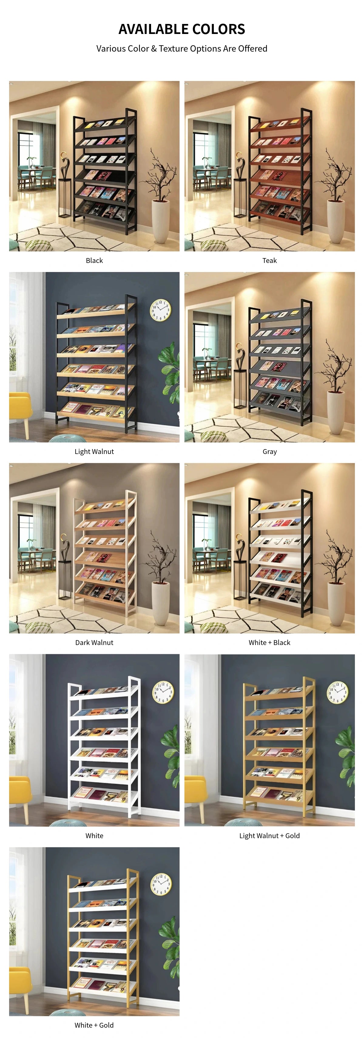 Bookcase Storage Cabinet 71 in Tall for Home Office — Detail image 8