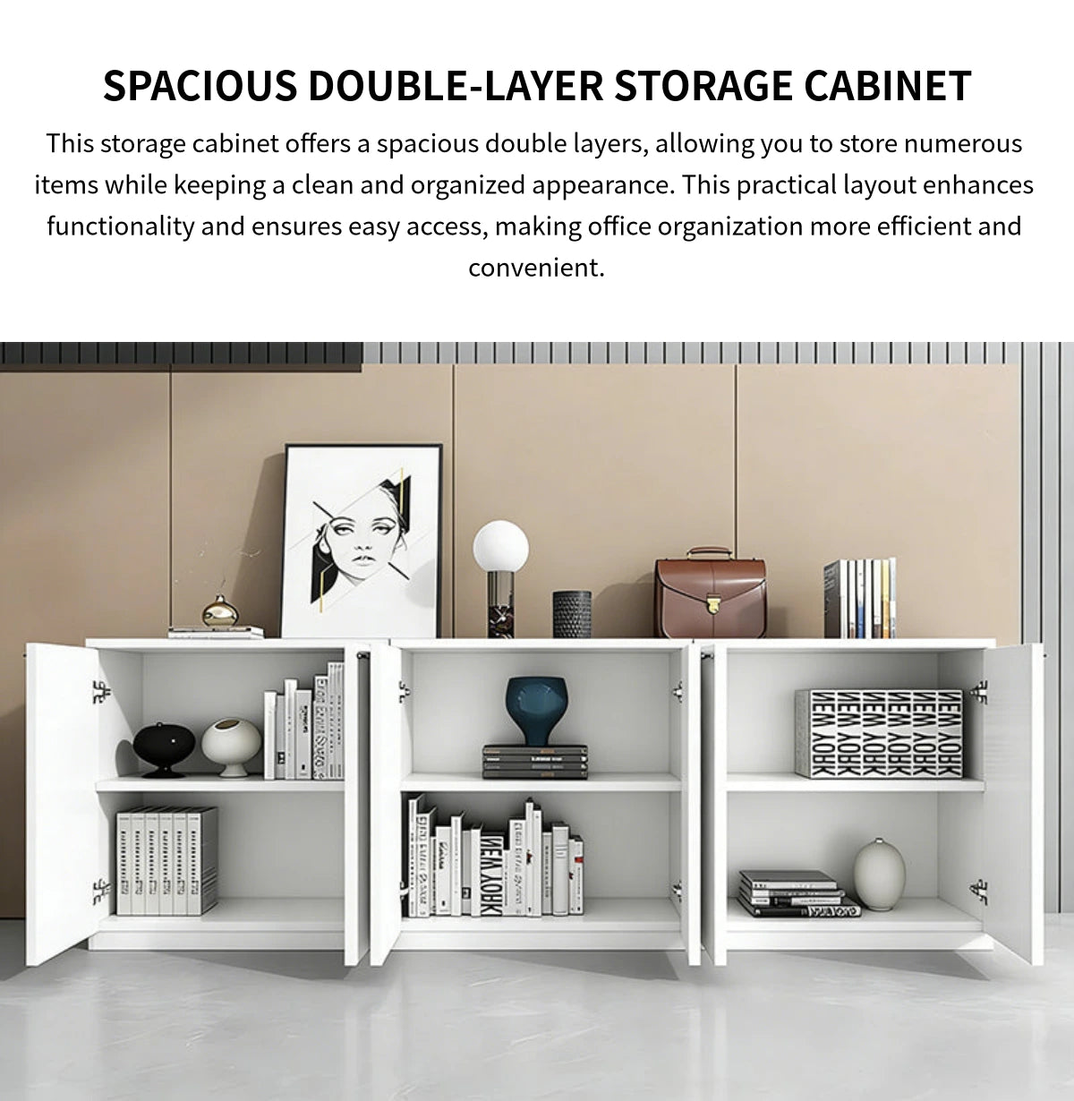 File Cabinet 31 in Tall with Transaction Counter & Soft-Close for Office — Detail image 5
