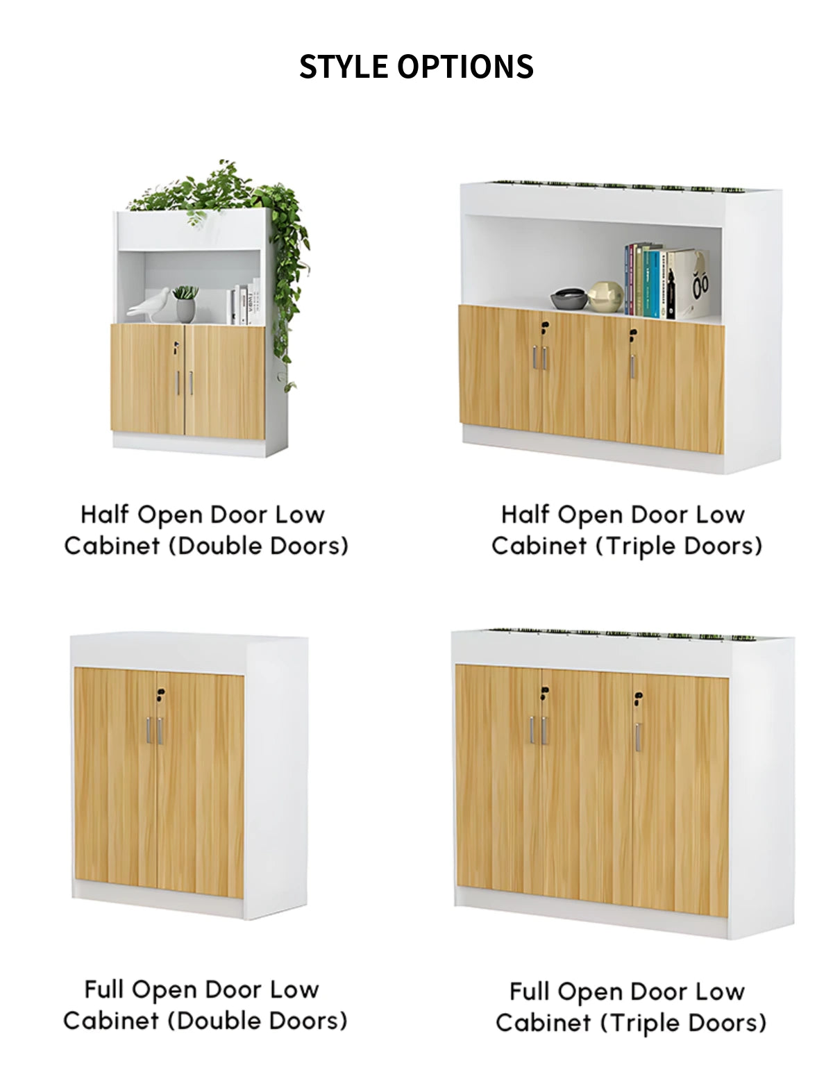 File Cabinet 31-39 in Tall with Side Storage for Office — Detail image 8