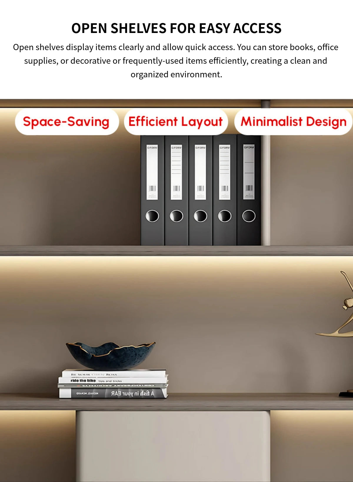 File Cabinet 79 in Tall with File Drawers for Office — Detail image 3