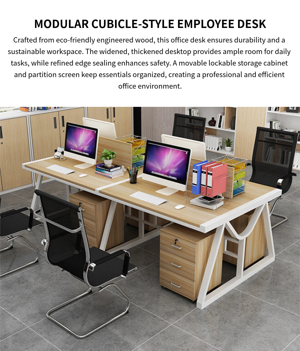 Display Storage Cabinet 30 in Tall with Lockable, Modular & Portable for Home Office — Detail image 1