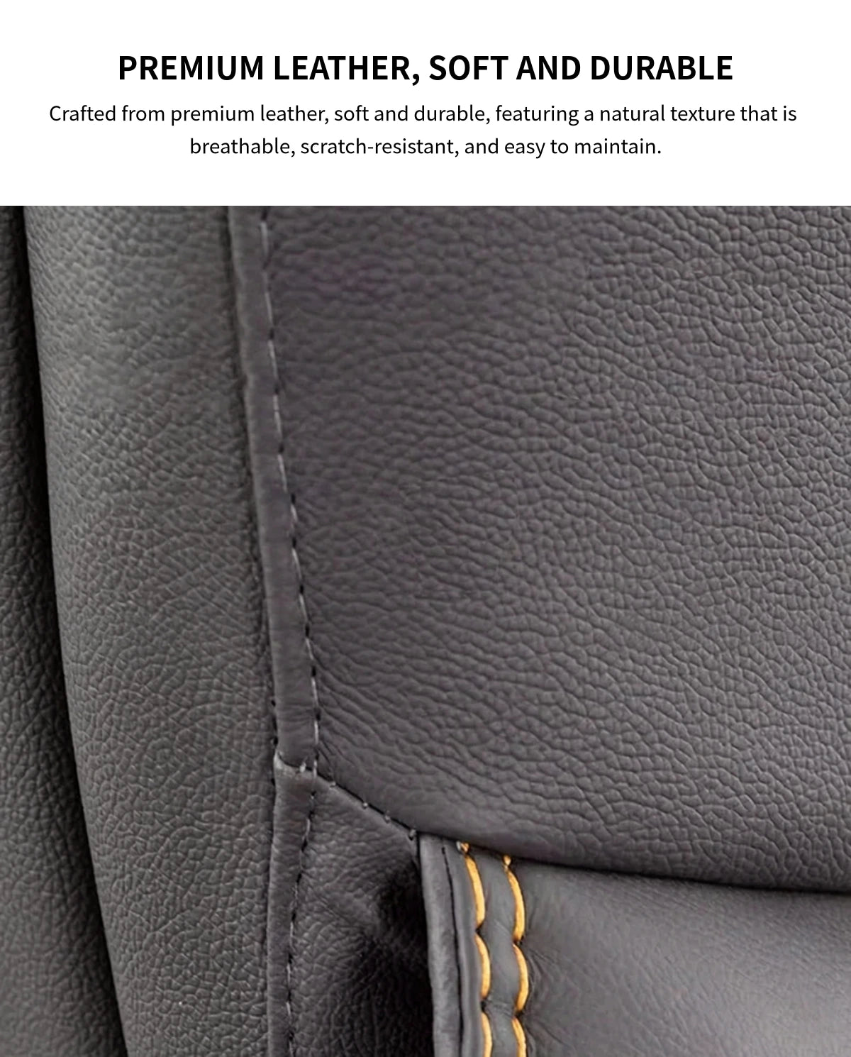 Mesh Ergonomic Office Chair 20 in Wide with Lumbar Support, Height-Adjustable & Solid Wood — Detail image 2