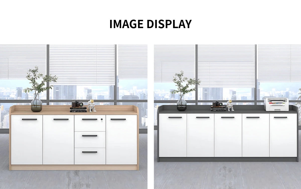 File Cabinet 31 in Tall with Lockable, File Drawers & Solid Wood for Office — Detail image 9