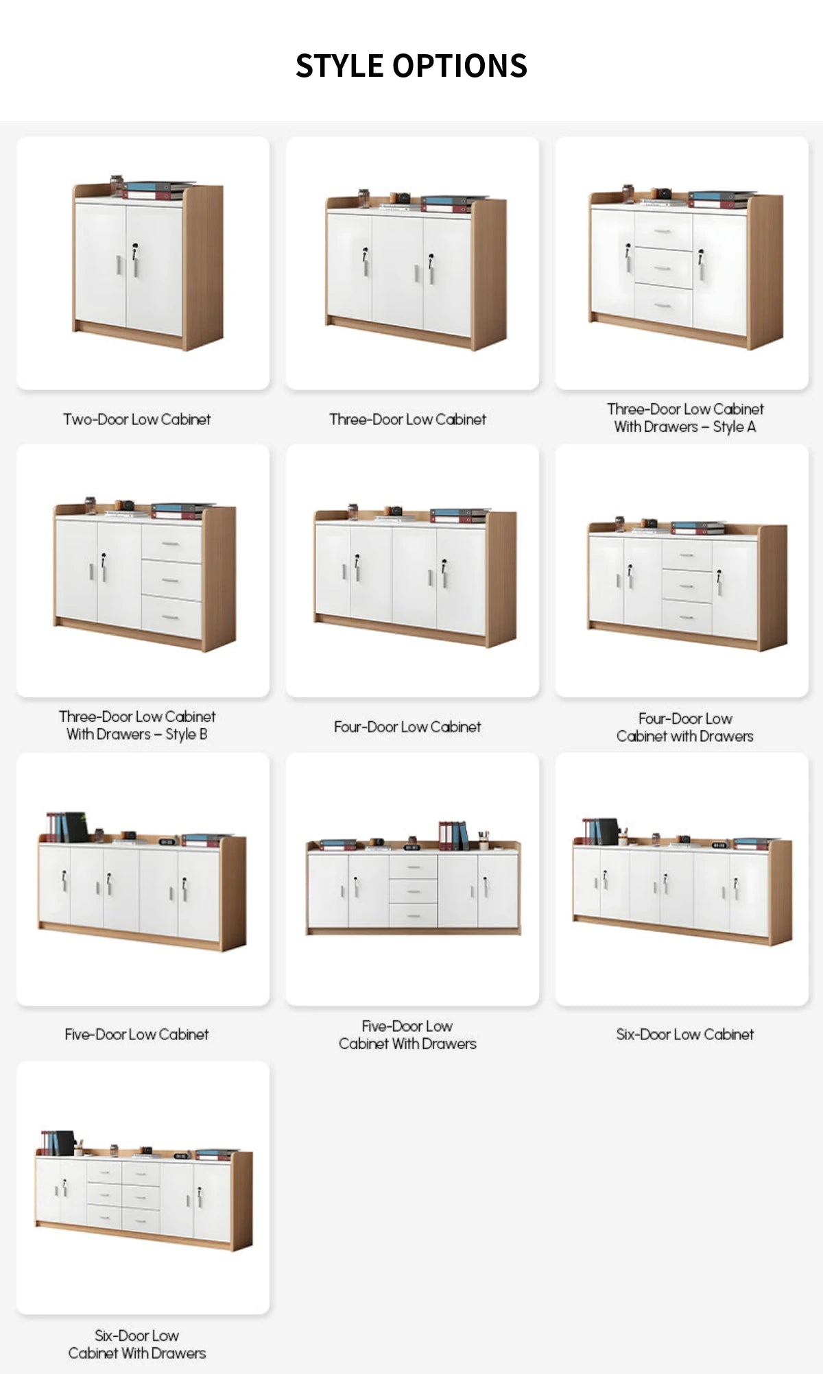 File Cabinet 32 in Tall with Solid Wood, Privacy Panel & Sliding Doors for Office — Detail image 8