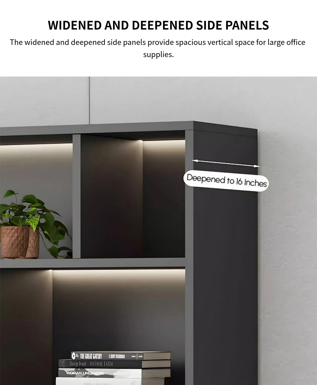 File Cabinet 79 in Tall with Modular for Office — Detail image 4
