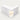 L-Shaped Reception Desk 51-87 in Wide with LED Lighting & Lumbar Support for Salon - 63" L x 43" W x 35" H / White + White / Left