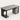 Modern Executive Desk with File Drawers, Cable Management & Lockable for Home Office - 55" L x 31" W x 30" H / Desk + Storage Cabinet / Gray Oak / Black Frame