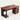 Modern Executive Desk with File Drawers, Cable Management & Lockable for Home Office - 71" L x 31" W x 30" H / Desk + Storage Cabinet / Teak / Black Frame