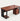 Modern Executive Desk with File Drawers, Cable Management & Lockable for Home Office - 71" L x 31" W x 30" H / Desk + Storage Cabinet / Teak / Black Frame