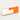 Salon Reception Desk 71-118 in Wide with Dual-Tone, Keyboard Tray & Lockable for Salon - 71" L x 24" W x 39" H / Matte Orange + White / Inside View - Left Side Higher