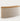 Curved Reception Desk for Salon - 63" L × 22" W × 39" H / Natural + White