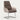 Rectangular Conference Table with Side Storage, Cable Management & Dual-Tone - 28" L x 27" W x 41" H / Brown / Chair * 1
