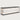 Salon Reception Desk 47-157 in Wide with LED Lighting & Lockable for Salon - 94" L x 24" W x 33" H / Gray Marble Pattern + White