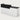 Salon Reception Desk 39-157 in Wide with Keyboard Tray, Lockable & File Drawers for Salon - 39" L x 24" W x 39" H / White Stone Pattern + Black Stone Pattern / Left