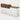 Salon Reception Desk 39-157 in Wide with Keyboard Tray, Lockable & File Drawers for Salon - 39" L x 24" W x 39" H / White + Brown Stone Pattern / Left