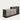 Salon Reception Desk 47-177 in Wide with Dual-Tone, Keyboard Tray & Lockable for Salon - 177" L x 24" W x 39" H / Black Marble / Left