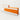 Retail Reception Desk 55-71 in Wide with Dual-Tone, Lockable & Solid Wood for Retail - 55" L x 24" W x 39" H / Right / Orange