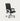 L-Shaped Executive Desk with Dual-Tone, Side Storage & File Drawers for Home Office - Chair * 1 / Black / Chair