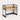 Office Workstation Desk 47-142 in Wide with Privacy Panel for Home Office - 47'L x 24" W x 43" H / Oak + White / Without Cabinet
