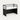 Office Workstation Desk 47-142 in Wide with Privacy Panel for Home Office - 47'L x 24" W x 43" H / Gray + White / Without Cabinet