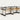 Office Workstation Desk 47-142 in Wide with Privacy Panel for Home Office - 94" L x 47" W x 43" H / Oak + White / Without Cabinet