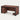 U-Shaped Executive Desk with Cable Management, Lockable & File Drawers for Home Office - 39" L x 24" W x 29" H / Walnut + Black Frame / With Cabinet