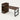 Office Workstation Desk 43-106 in Wide with Cable Management for Home Office - 51" L x 24" W x 43" H / Black Oak / Desk
