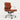 Ergonomic Office Chair 19 in Wide with Lumbar Support for Executive Office - 20" L x 19" W x 37" H / Brown / Faux Leather