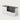 Salon Reception Desk 39-79 in Wide with Keyboard Tray, File Drawers & Side Storage - 39" L x 24" W x 35" H / Gray + White Marble / Left