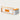 L-Shaped Reception Desk 71-118 in Wide with Lockable, Cable Management & LED Lighting - 71" L x 24" W x 39" H / White + Orange / Rounded Corner on the Left