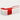 L-Shaped Reception Desk 47-150 in Wide with Keyboard Tray, Lockable & Transaction Counter - 71" L x 24" W x 39" H / White + Red / Inside View - Right Corner
